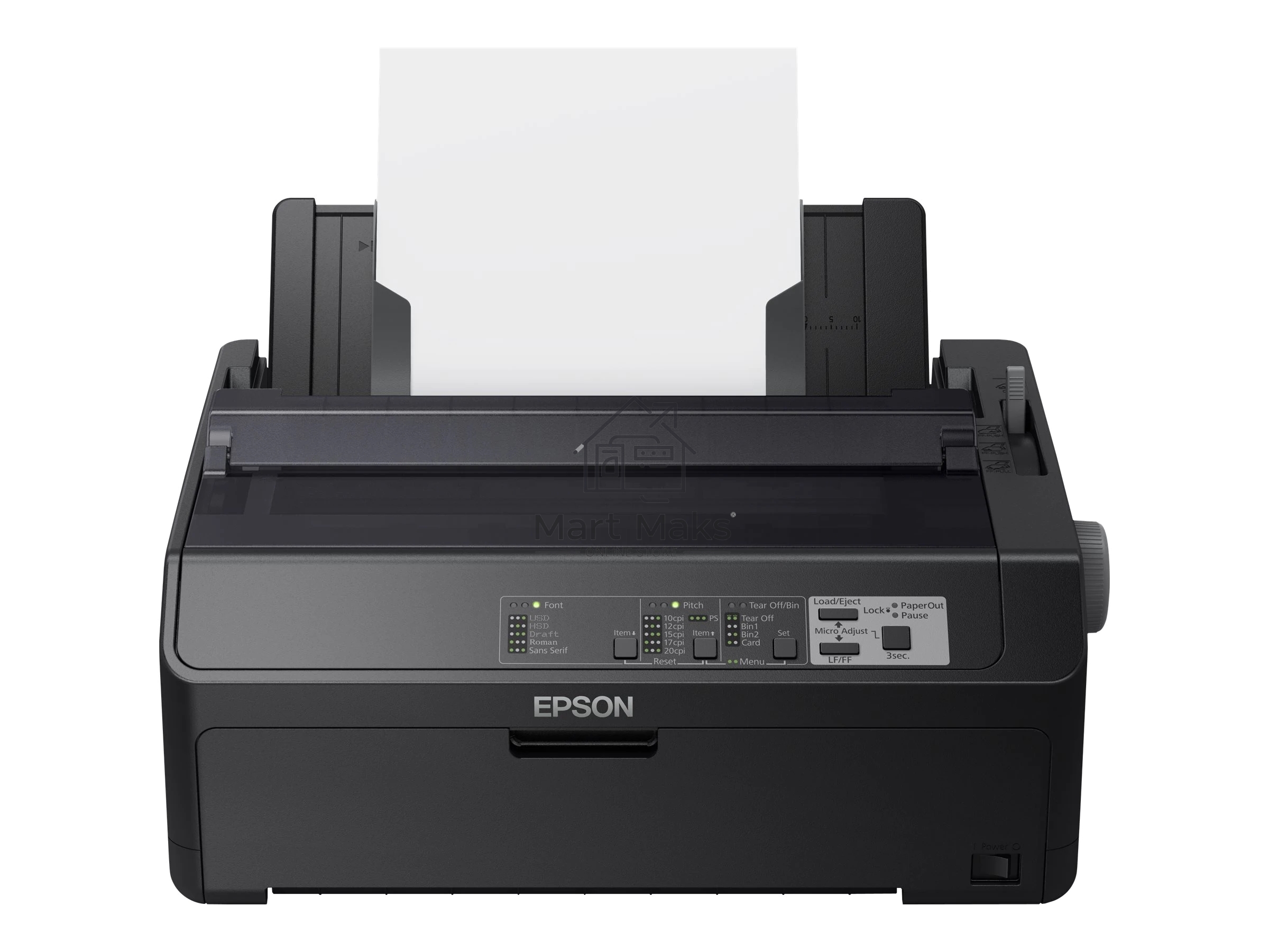 Принтер Epson FX-890II (C11CF37401), матричный A4, 9х2-игольный (80 колонок), высокоскоростной (735 cps), до 6 экземпляров одновременно (1 оригинал + 5 копий), ресурс ленты: 7,5 млн. символов, USB, LPT, для больших объемов печати