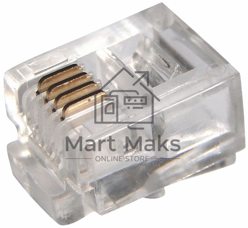PROconnect Телефонный разъем RJ-14(6P4C)