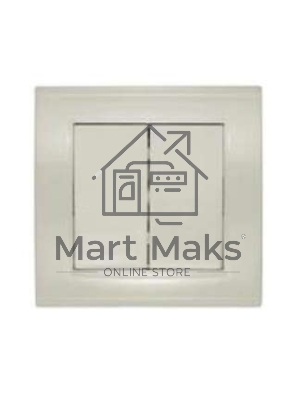 Выключатель 2-кл. СП Бриллиант 10А IP20 сл. кость Universal 7948622