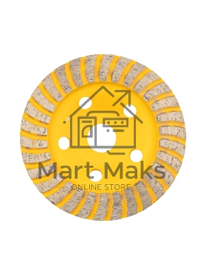 Чашка алмазная шлифовальная KRANZ Turbo 125х22.2 мм