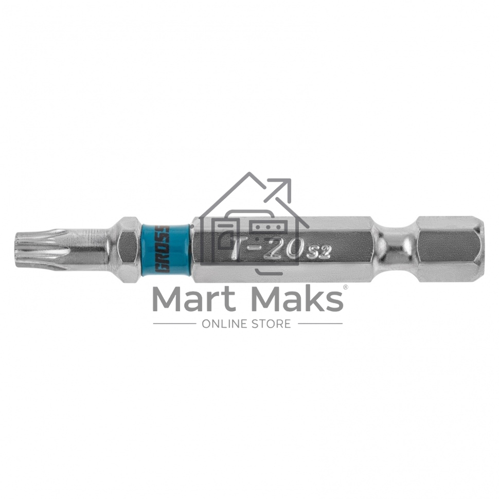 Набор бит TORX 20х50, сталь S2, 10 шт. Gross