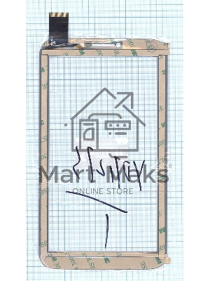 Сенсорное стекло (тачскрин) HS1280 V02S, белое