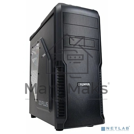 Компьютерный корпус Zalman Z3 Plus черный w/o PSU ATX 1x80mm 1x92mm 2x120mm 2xUSB2.0 1xUSB3.0 audio bott PSU