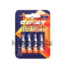 Аккумуляторы СТАРТ HR6 AA 2700mAh Ni-MH BL3+1 48/768, AA, 2700 мАч, 4 шт. в блистере