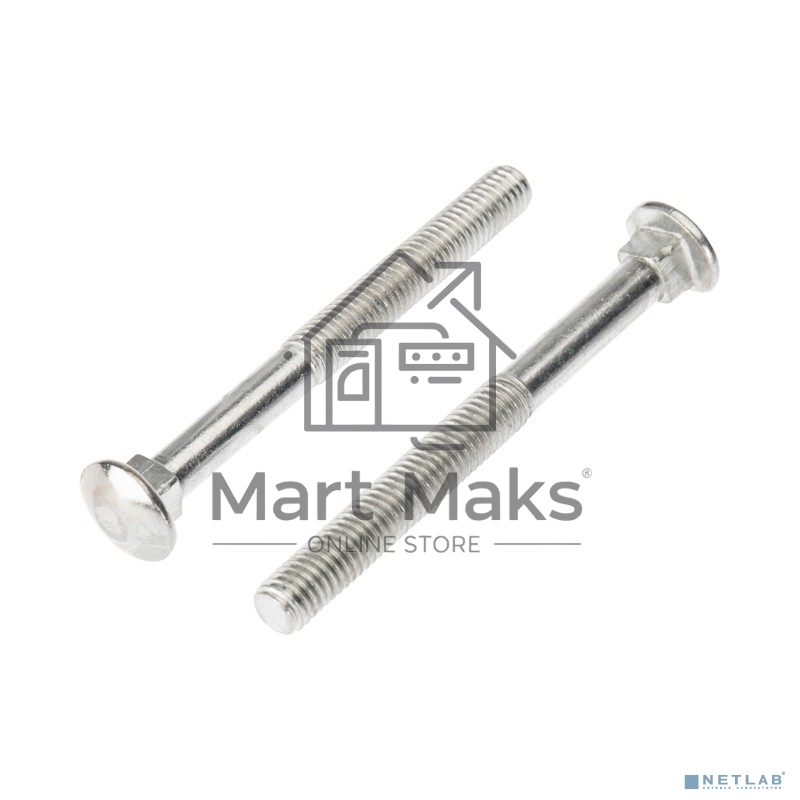 Болт мебельный KRANZ DIN 603, 8х90, пакет (2шт.)