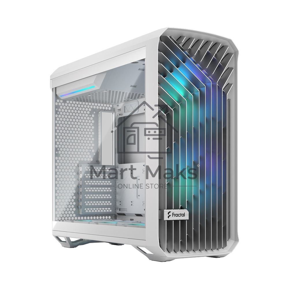 Корпус ПК без блока питания Fractal Design Torrent RGB TG Clear Tint, Full-Tower, 2x180mm + 3x140mm RGB, 2xUSB-A 3.2 + 1xUSB 3.2 Type-C E-ATX, SSI-CEB, SSI-EEB, ATX, mATX, mITX White
