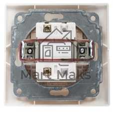 Выключатель Smartbuy (SBE-01w-10-SW1-1) Венера, 1-клавишный, белый