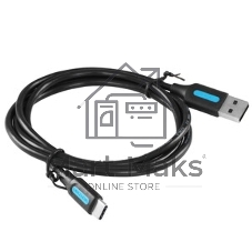 Кабель Vention USB Type C M/USB 2.0 AM - 1м.