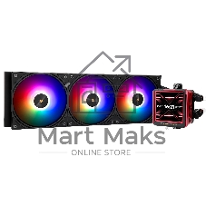 Водяное охлаждение для процессора Water Cooling System Thermalright Frozen Warframe 360 Ultra черный Argb (360мм, черный, ARGb/Fans: 3x120мм, 70.84CFM, 22.1dBA, 2000RPM/Pump height 60мм, 23dBA, 3000RPM, Rad thickness 27mm/S: 1200, 1700, 1851, 2011, 2066, 115X, AM5, AM4)