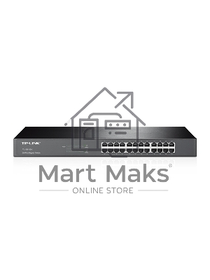 Сетевой коммутатор TP-Link SMB TL-SG1024 Коммутатор 24LAN 10/100/1000Mb/s Unmanagersd Gigabit Rackmount Switch