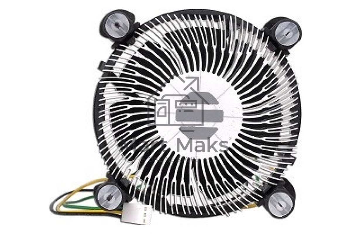 Кулер Intel E97379серебристый/черный 90мм алюминий 2500rpm 27db 4-pin 73W 58мм