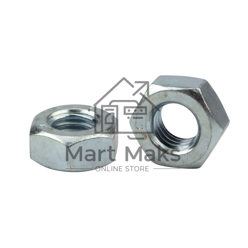 Гайка шестигранная KRANZ DIN 934, M10, короб (50 шт./уп.)