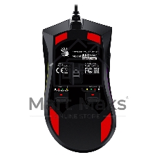 Мышь проводная A4Tech Bloody W90 Pro черный, 16000 dpi, USB, кнопки - 10