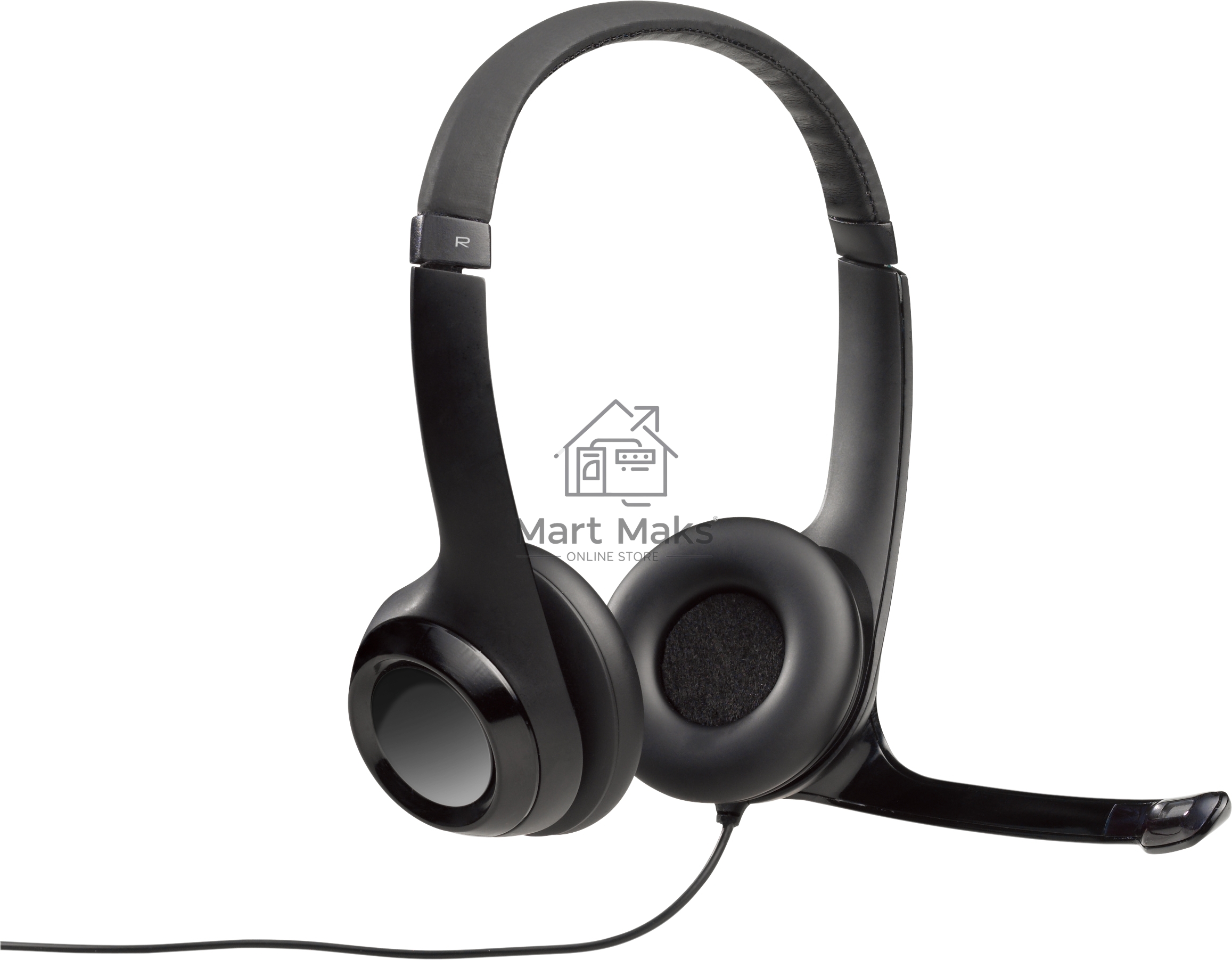 Гарнитура Logitech Headset Logitech H390 USB черный