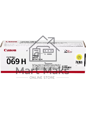 Картридж лазерный Canon 069HY (5095C002/004) желтый (5500 стр. повышенной емкости) для Canon MF752Cdw/754Cdw, LBP673Cdw