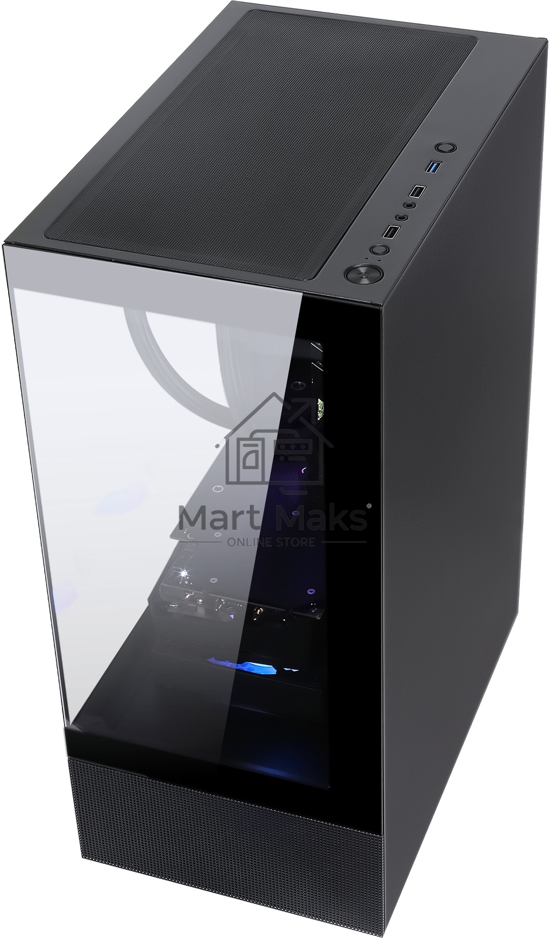 Компьютерный корпус AeroCool / Formula Crystal Z1 черный без БП ATX 2xUSB2.0 1xUSB3.0 audio bott PSU