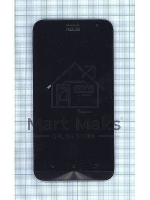 Дисплей для Asus ZenFone 2 Laser ZE550KL черный с рамкой