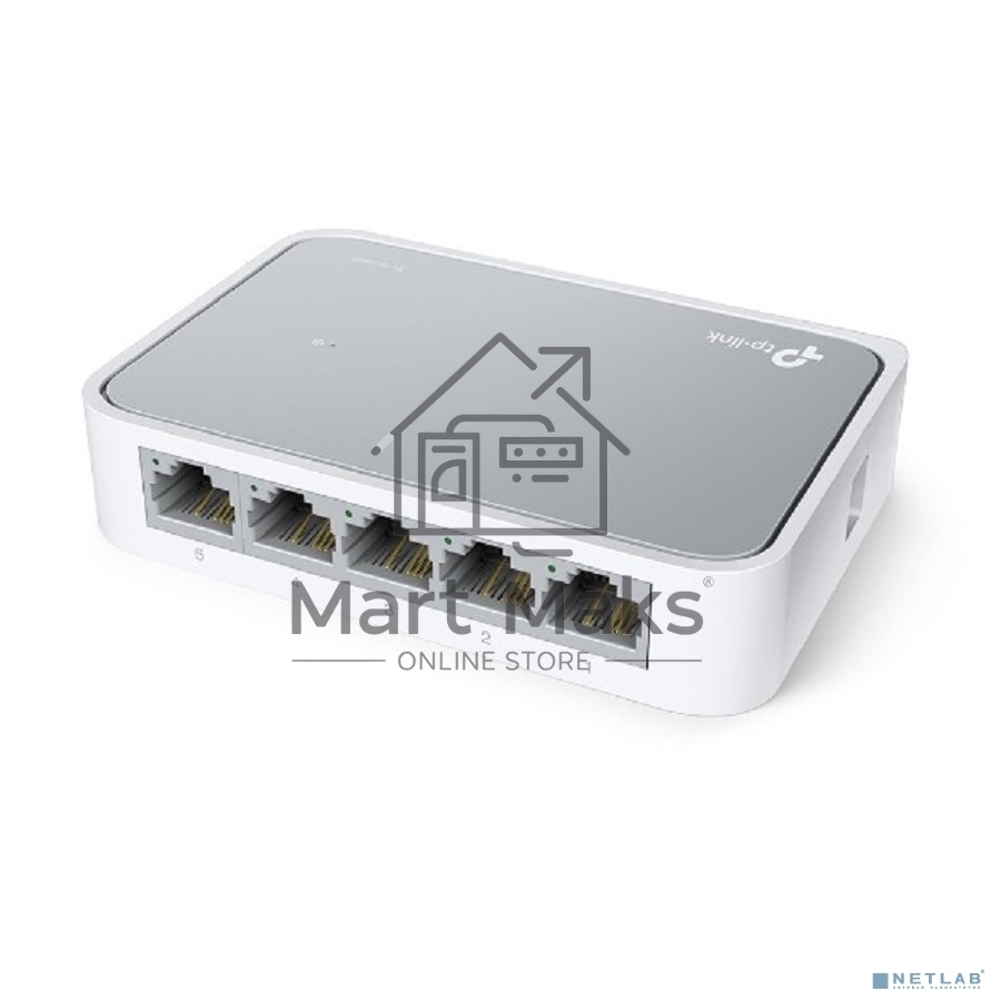 Коммутатор TP-Link SOHO TL-SF1005D Коммутатор 5-port 10/100M mini Desktop Switch, 5 10/100M RJ45 ports, Plastic case