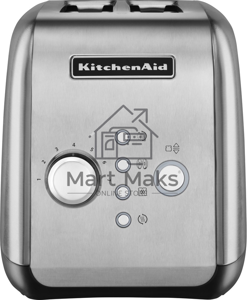 Тостер KitchenAid 5KMT221ESX на 2 тоста моторизованный, нержавеющая сталь