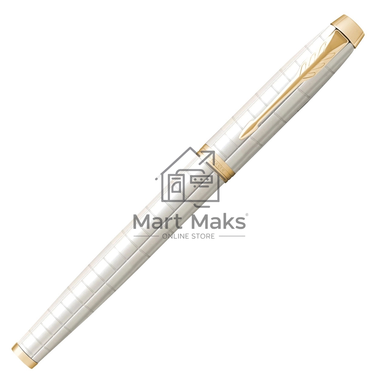 Ручка роллер Parker IM Premium T318 (CW2143646) Pearl GT F, черные чернила, подарочная коробка