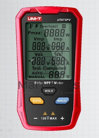 Тестер солнечных батарей MPPT UNI-T UT673PV