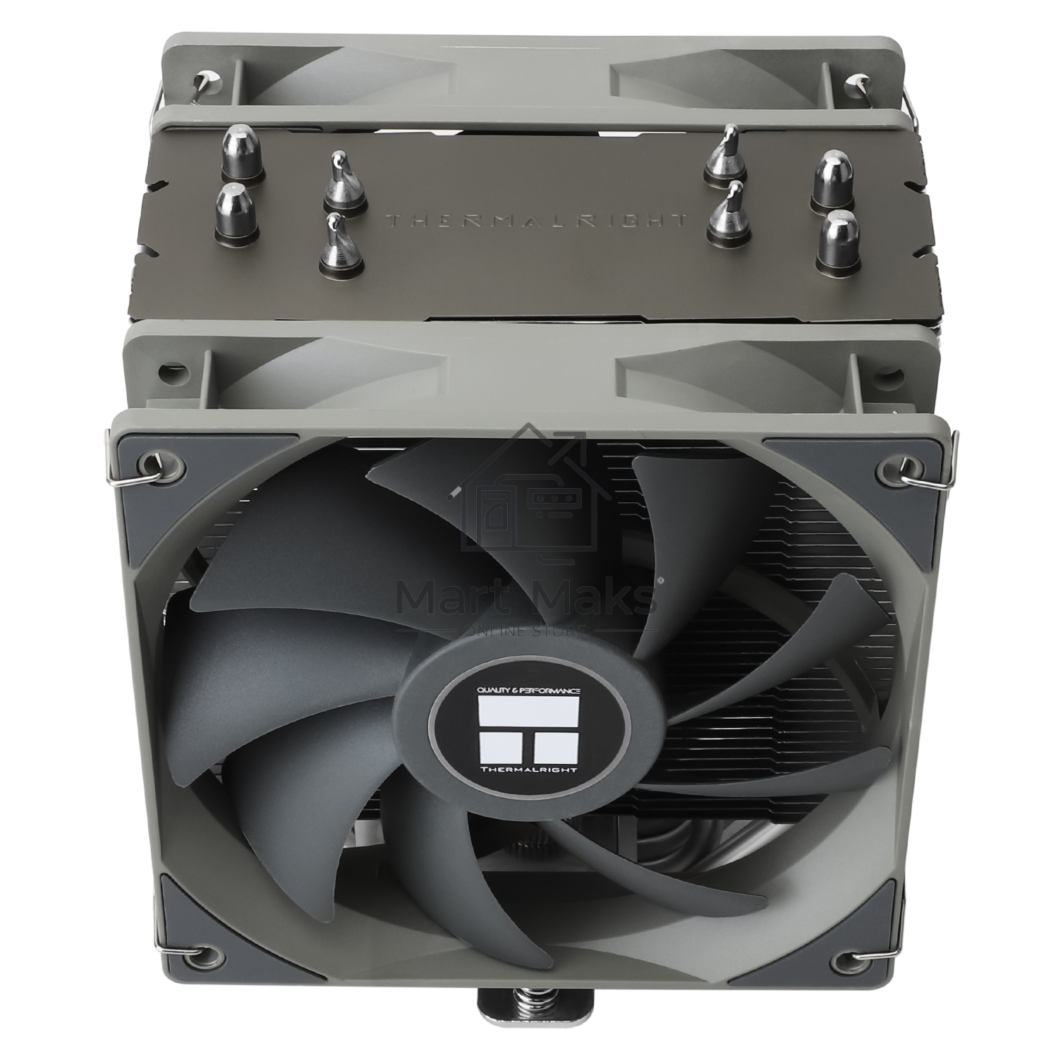 Устройство охлаждения(кулер) Thermalright Assassin Spirit 120 Plus V2 Soc-AM5/AM4/1200/1700/1851 4-pin 25.6dB Al+Cu 500gr Ret (AS120-V2-PLUS)