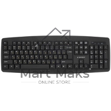 Комплект клавиатура+мышь Gembird KBS-8000 беспроводной, USB, 1600 DPI, чёрный