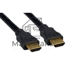 Кабель соединительный аудио-видео HDMI (m)/HDMI (m) 3м. феррит.кольца позолоченные контакты черный (NO NAME)