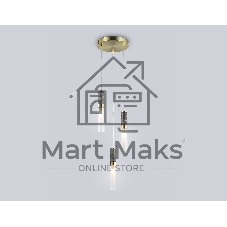 Подвесной светильник с мрамором LH53351/3 GD/CL/WH золото/прозрачный/белый G9*3 max 40W D200*2000