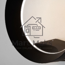 1710 TECHNO LED / Светильник садово-парковый со светодиодами Ring чёрный