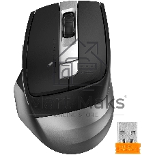 Мышь беспроводная A4Tech Fstyler FB35CS серый, 2000 dpi, Bluetooth / USB, Bluetooth / радиоканал, кнопки - 6