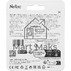 Флешка USB Netac U352 (NT03U352N-064G-32PN), 64Gb, USB 3.0, R/W 110/50, серебристый