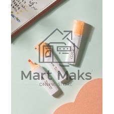 Текстовыделитель Deli ES621Sorange Macaron, скошенный пишущий наконечник, 1-5мм, оранжевый
