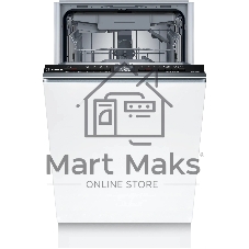 Встраиваемая посудомоечная машина Bosch SPV4HMX14Q, 45 см, 10 комплектов, электронное управление, дисплей, энергоэффективность А+, уровень шума 46 дБ, цвет белый