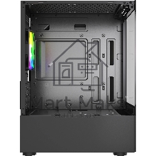 Компьютерный корпус Accord ACC-285-02B черный без БП mATX 1x120мм 1xUSB 2.0 1xUSB 3.0 1xUSB3.1 audio