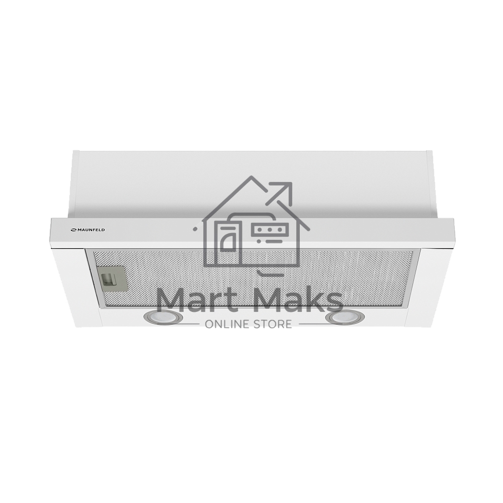 Вытяжка встраиваемая Maunfeld VS Light 50 белый, 50 см, 520 куб. м/ч, 56 дБ