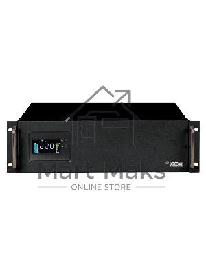 Источник бесперебойного питания Powercom King Pro RM KIN-3000AP LCD 1800Вт 3000ВА черный