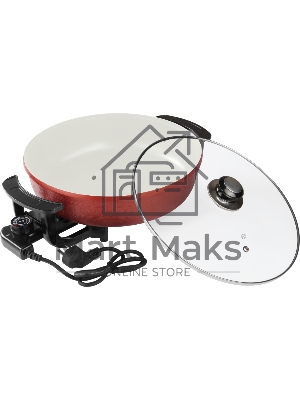 Электросковорода Sakura SA-7709R 1500Вт 30-8см круг керам