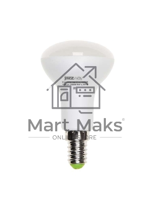 Лампа светодиодная PLED-ECO-R50 5Вт 3000К тепл. белый E14 400лм 220-240В JazzWay 1037015A