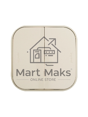 Переключатель 2-клавишный 10А 782236 Legrand Quteo Сл. кость