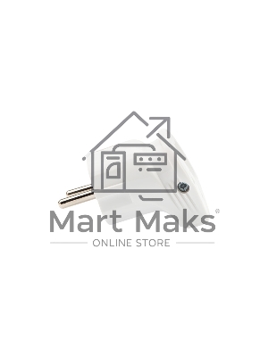 Вилка Евро Rexant угловая с з/к 16А белая