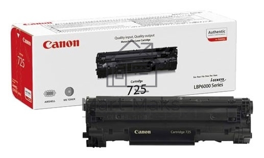 Картридж лазерный Canon Cartridge 725 (3484B002/3484B005) черный (1600 стр) для LBP6000/6000B