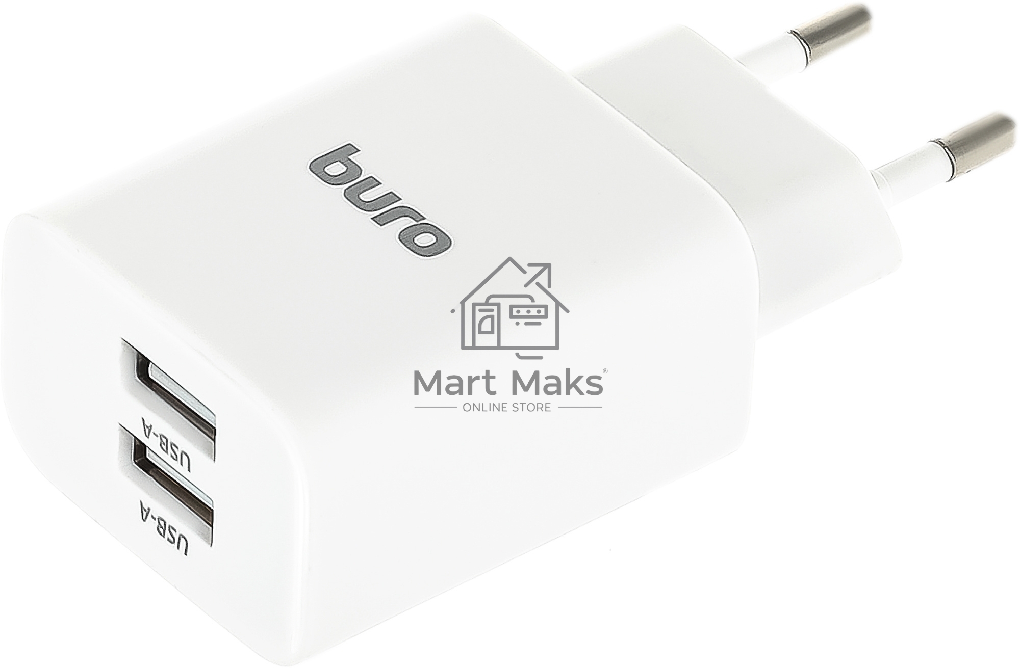 Сетевое зарядное устройство Buro BUWE1 2.1A белый