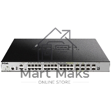 Коммутатор D-Link DGS-3630-28PC/A2ASI, 24×1 Гбит/с PoE + 4×10 Гбит/с SFP+, управляемый