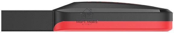 Флешка USB R/W Netac 4GB U197 NT03U197N-004G-20BK USB2.0 черный/красный