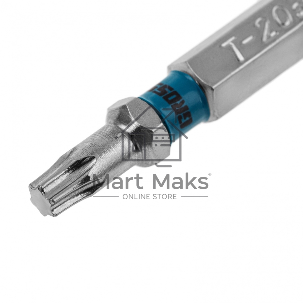 Набор бит TORX 20х50, сталь S2, 10 шт. Gross