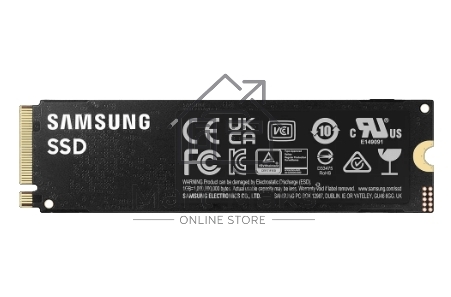 Накопитель SSD Samsung 990 PRO, 4TB, PCIe 4.0 x4, M.2 2280, NVMe, R/W 7450/6900