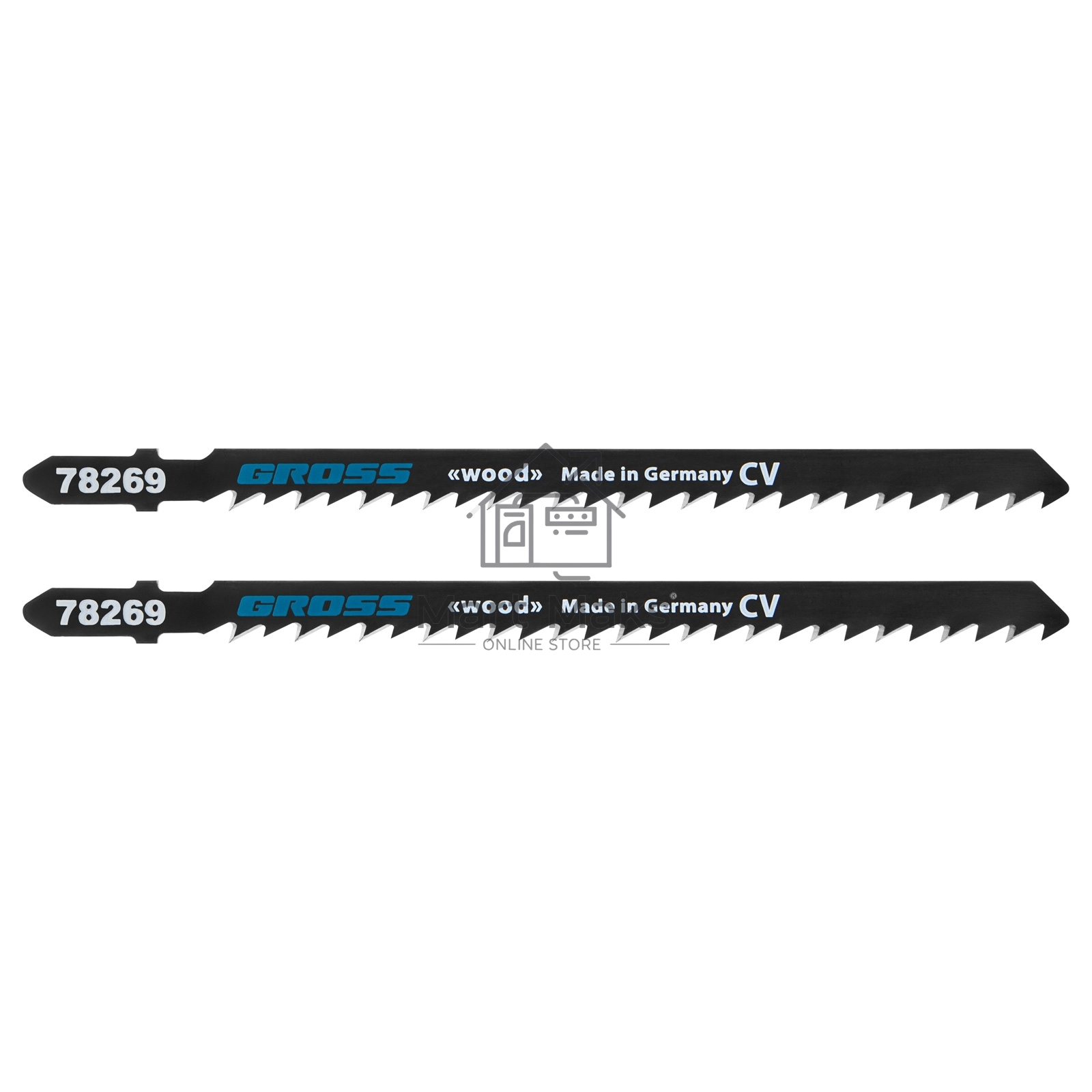 Полотна для электролобзика GROSS по дереву, 2 шт.( 3104L - T144DL ) 78269