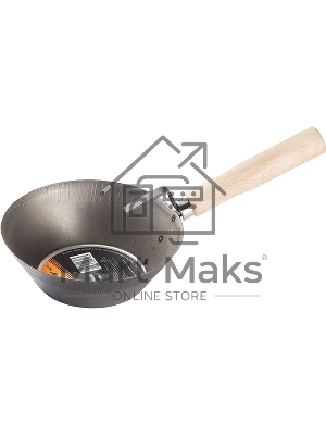 Ковш стальной Sparta штукатурный, деревянная ручка