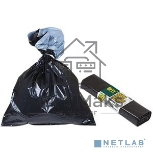 Мешки для строительного мусора, ПВД особопрочные, 240 л, 900х1400 мм, толщина 35 мкм, 10 шт. 11942 FIT РОС